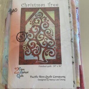 Pacific‎ Rim Quilt Company Christmas Tree Quilt Kit 24 X 36"
